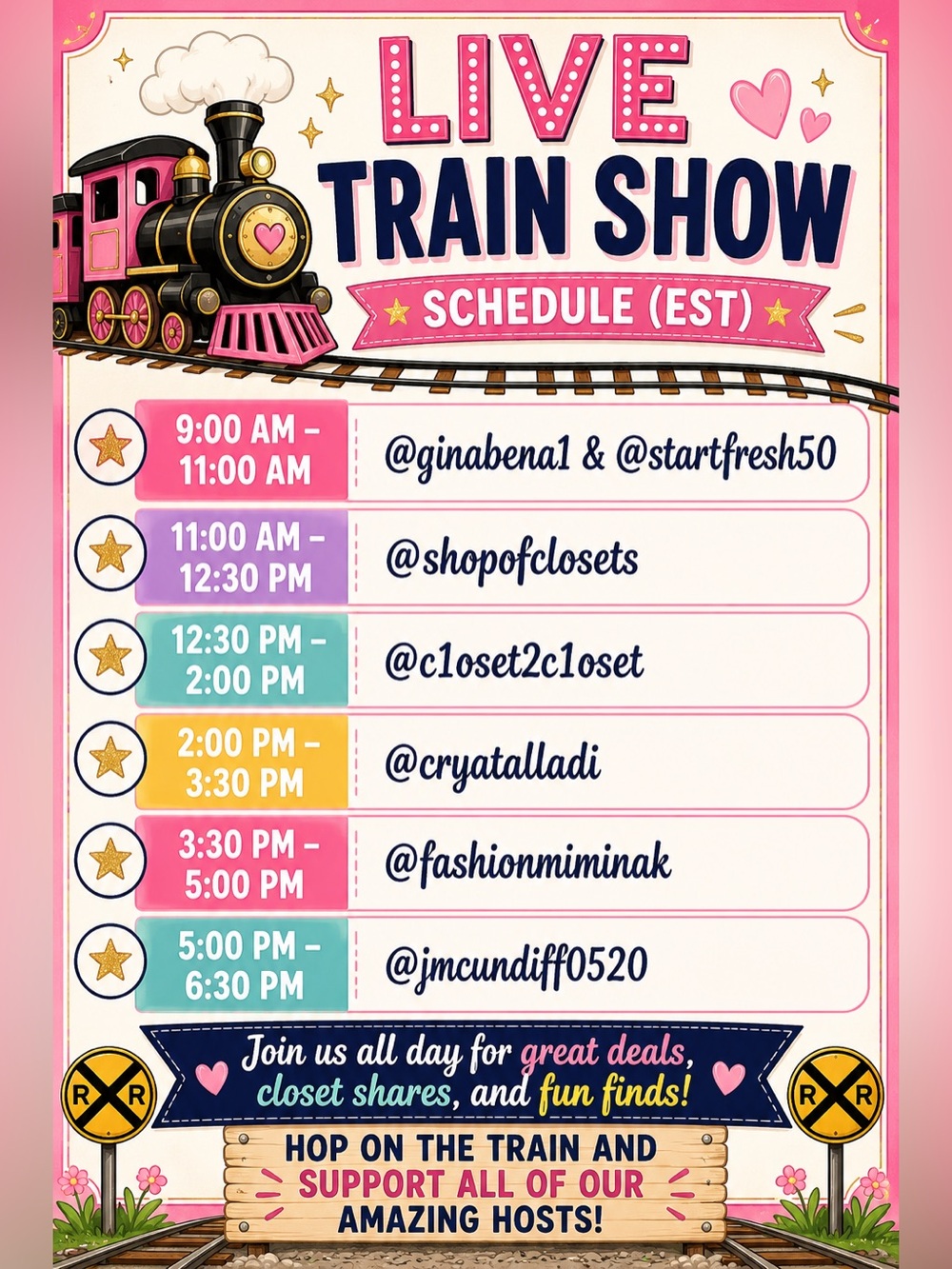 Totes Treasures Train Show, July 10th 3:30pm-5:00pm EST/12:30pm-2:00pm PST - Picture 2 of 2